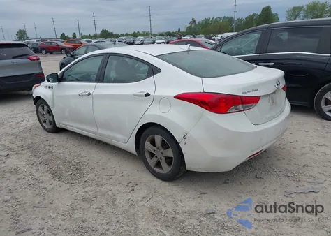 2013 Hyundai Elantra Limited из США, поврежденный, VIN 5NPDH4AE2DH162975